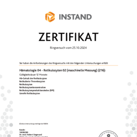 Hämatologie 04 - Retikulozyten 02 (maschinelle Messung) (216)